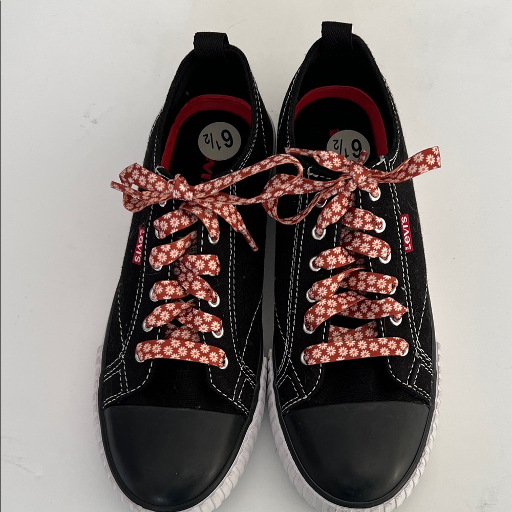 Levi's Black Anikin‎ Canvas Sneakers - Picture 13 of 14
